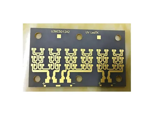 LED board array with populated emitters