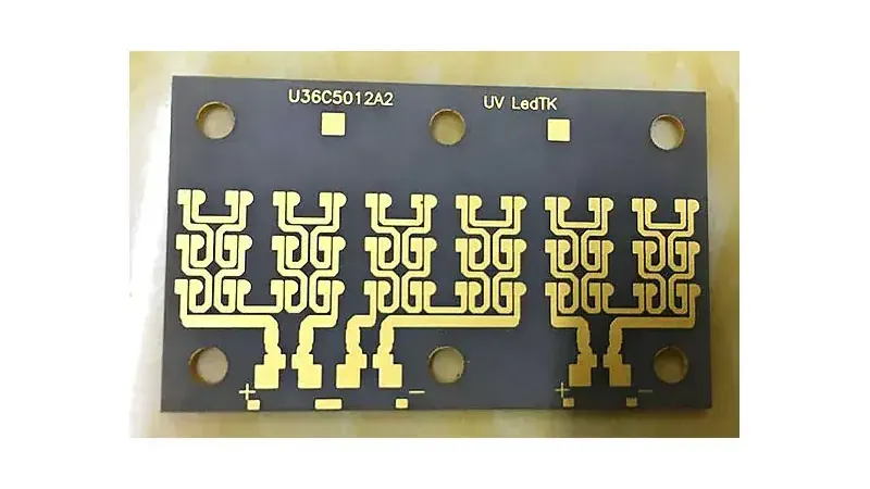 LED board array with populated emitters