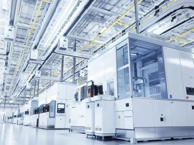 Electronics cleanroom with controlled PCB production equipment