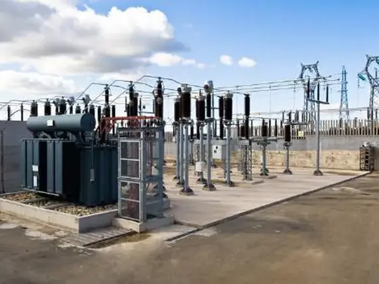 High-voltage electrical substation