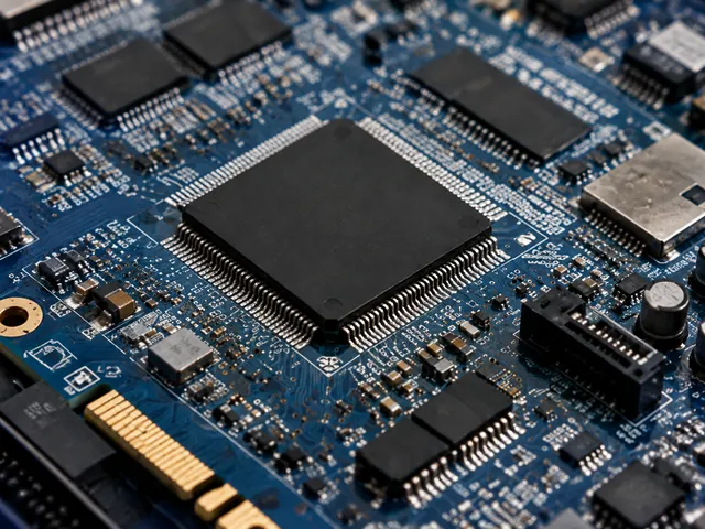 High-speed board carrying large fine-pitch devices
