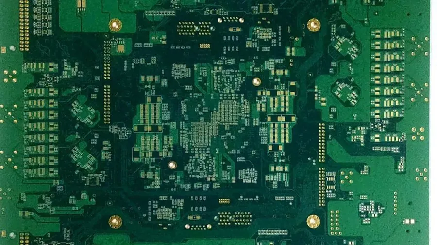 In-vehicle system circuit board with dense component areas