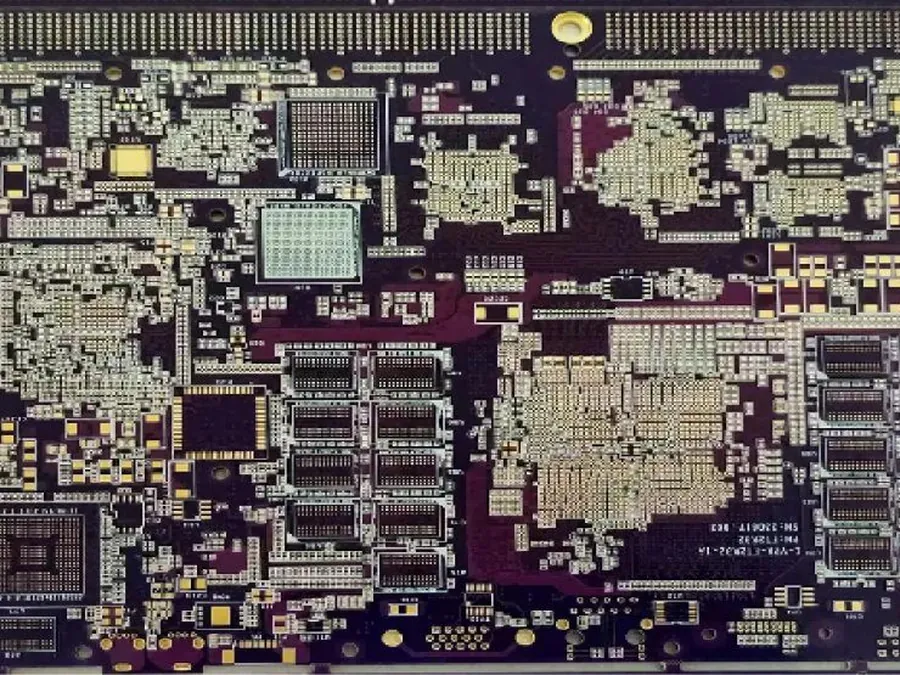Industrial computer board before component assembly